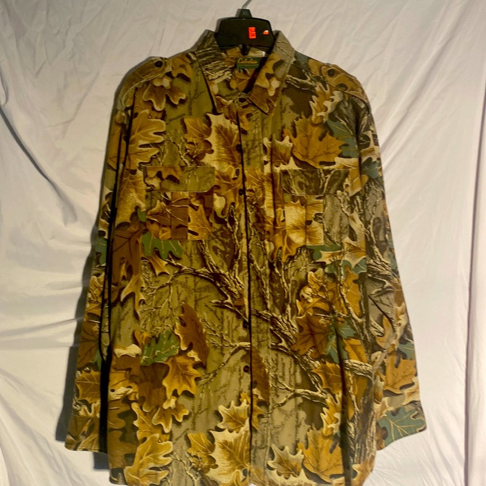 Cabela X-large camouflage shirt